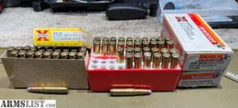Winchester 358 Win. 200gr and 250gr