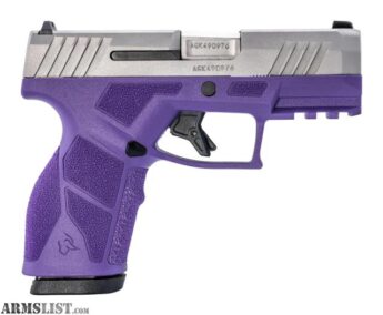 Taurus GX2 9mm 2 Tone Silver and Purple