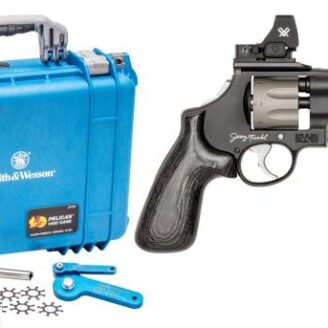 Smith and Wesson 327 World Record 9mm Jerry Miculek Signature Revolver CASE IS SIGNED BY JERRY HIMSELF