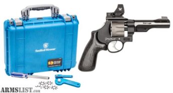 Smith and Wesson 327 World Record 9mm Jerry Miculek Signature Revolver CASE IS SIGNED BY JERRY HIMSELF