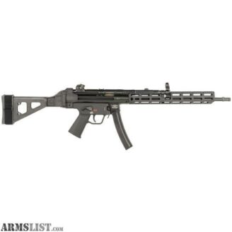 H&K SP5L 9mm 16" MLOK Rail