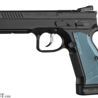 CZ Shadow 2 Black and Blue OR 5"