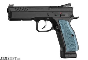 CZ Shadow 2 Black and Blue OR 5"
